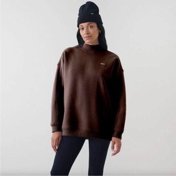 Roots Tops - Roots cloud mockneck oversized sweatshirt, XS